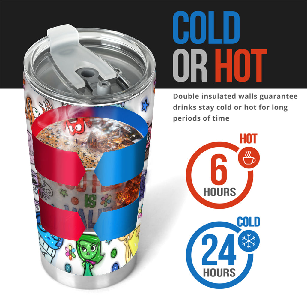 It's Ok To Feel All The Feels - Personalized Tumbler