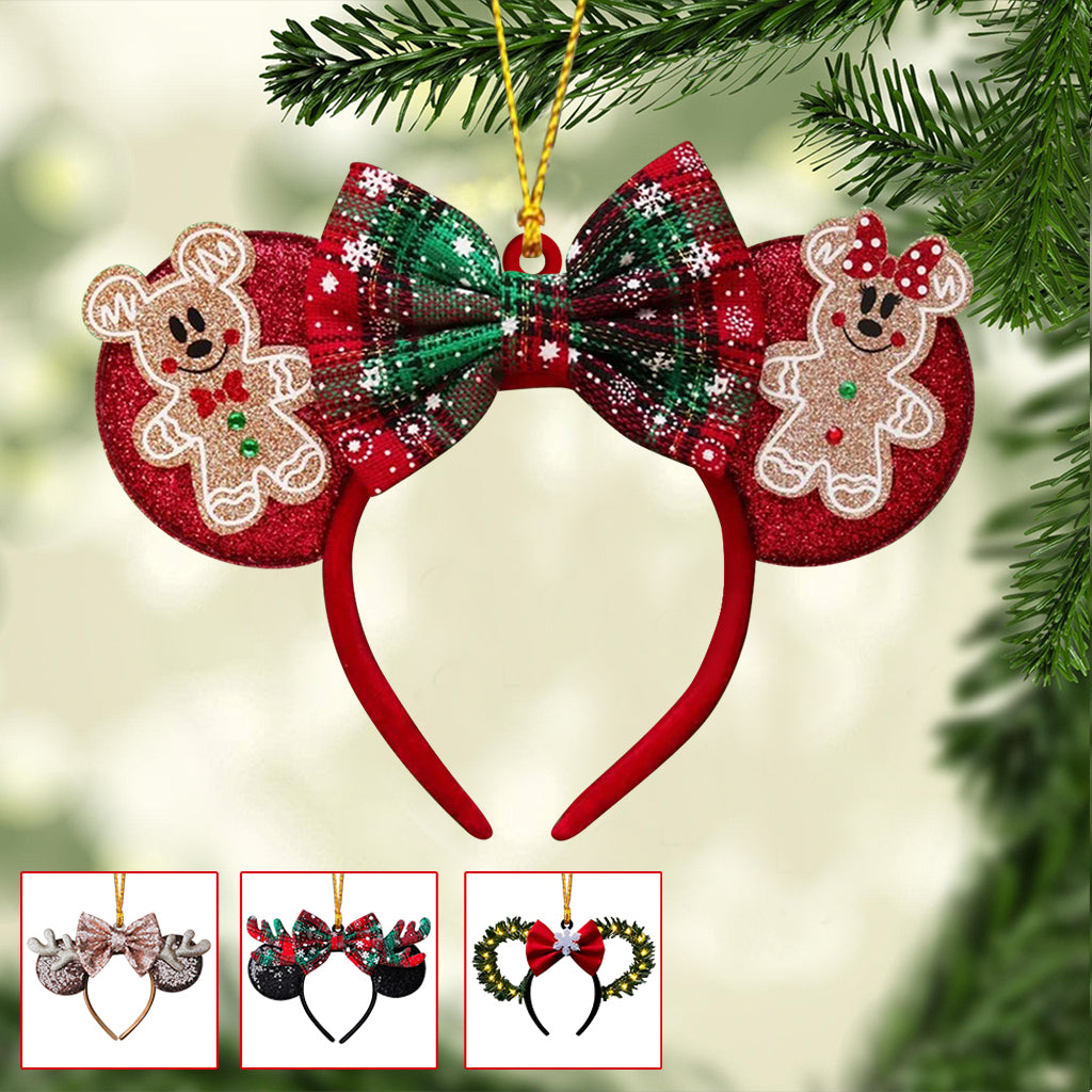 Beautiful Mouse Ears - Personalized Mouse Ornament