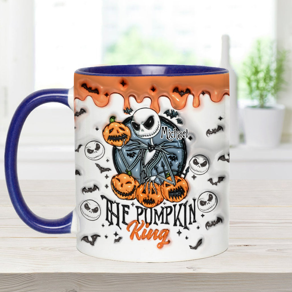 Pumpkin King - Personalized Nightmare Accent Mug