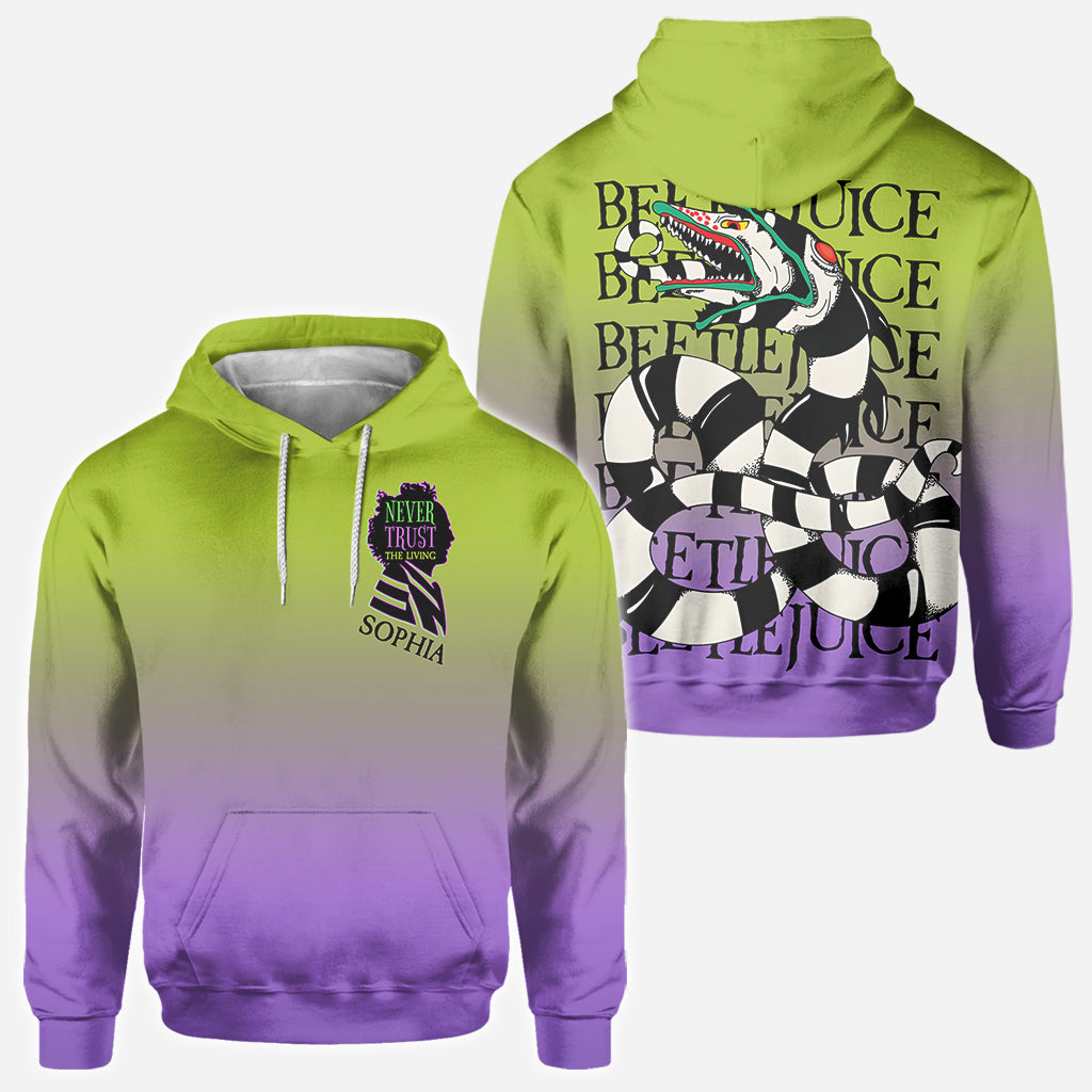 Never Trust The Living - Personalized All Over Shirt
