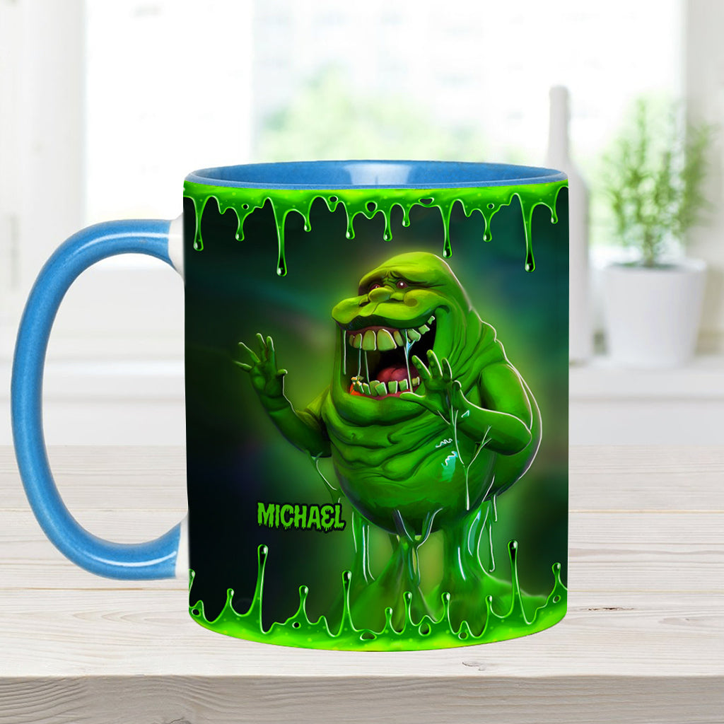 Green Ghost - Personalized Accent Mug