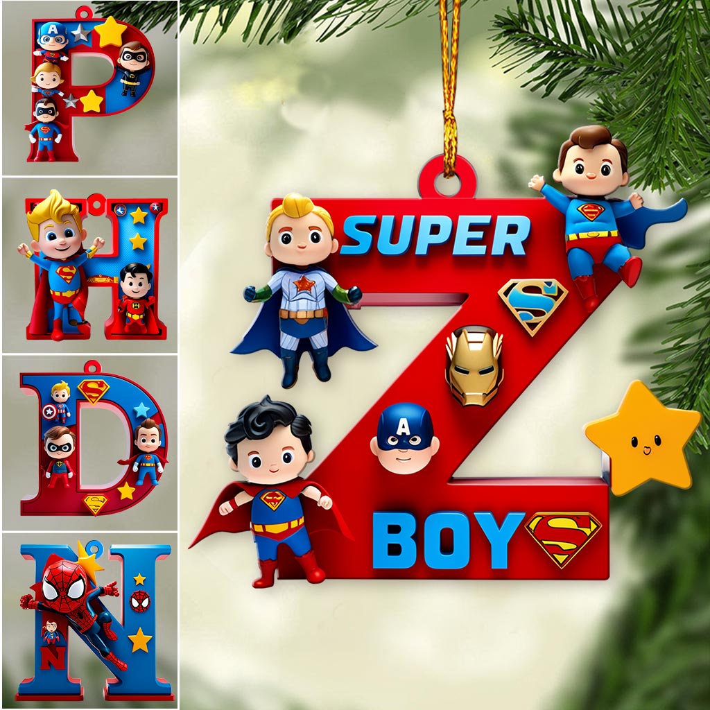 Super Kids - Personalized Kid Ornament