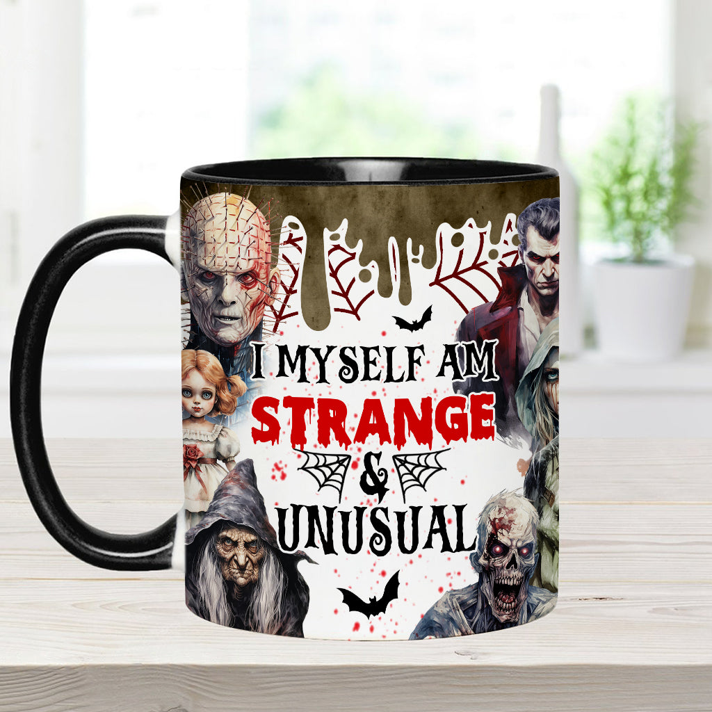 Myself Strange and Unusual - Personalized Accent Mug