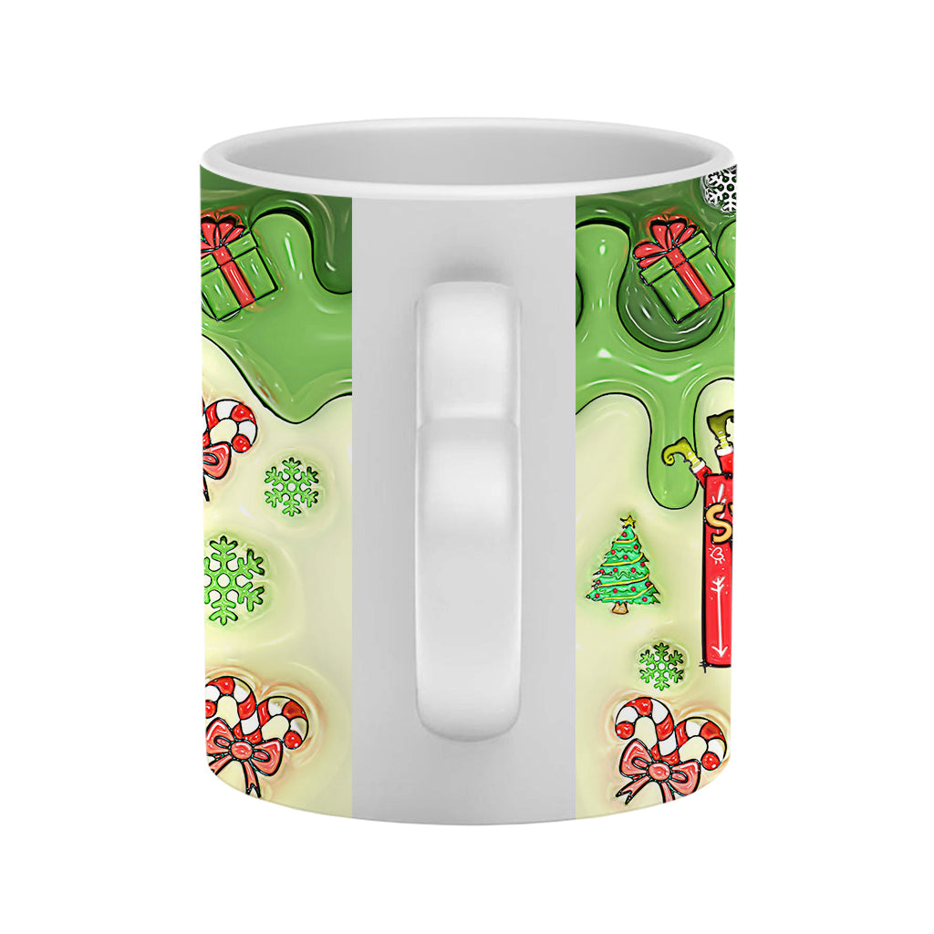 Stink Stank Stunk Mama Any Title - Personalized Mother Heart Handle Mug