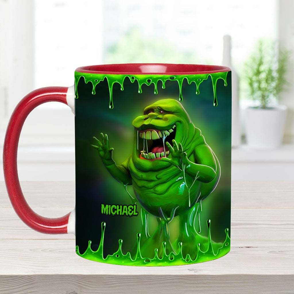 Green Ghost - Personalized Accent Mug