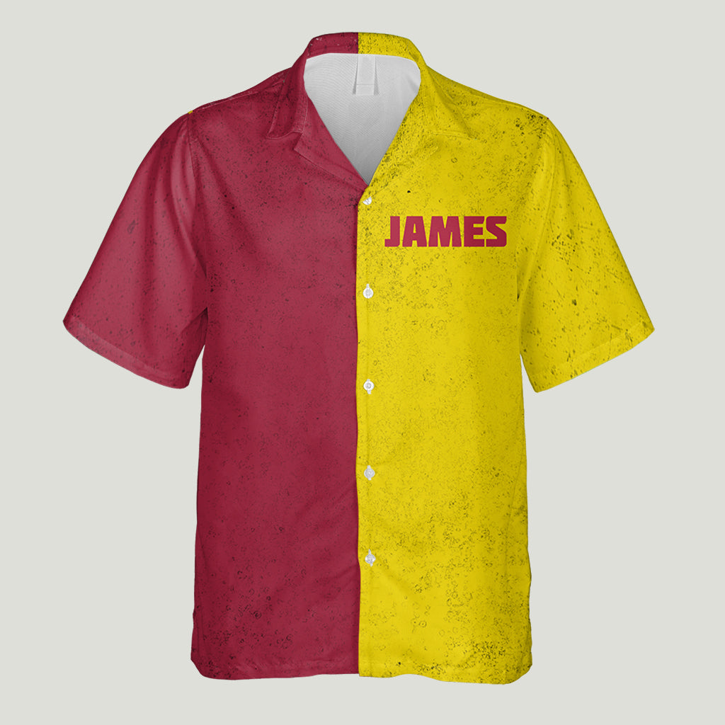 Red & Yellow Hero - Personalized The Psychopath Hawaiian Shirt