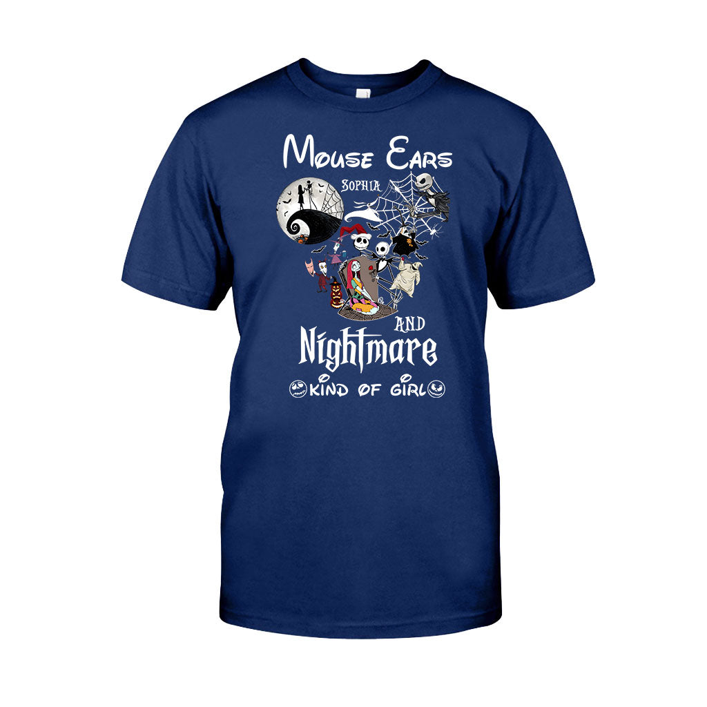 Mouse Ears And Nightmare Kind Of Girl - Personalized Nightmare T-shirt And Hoodie