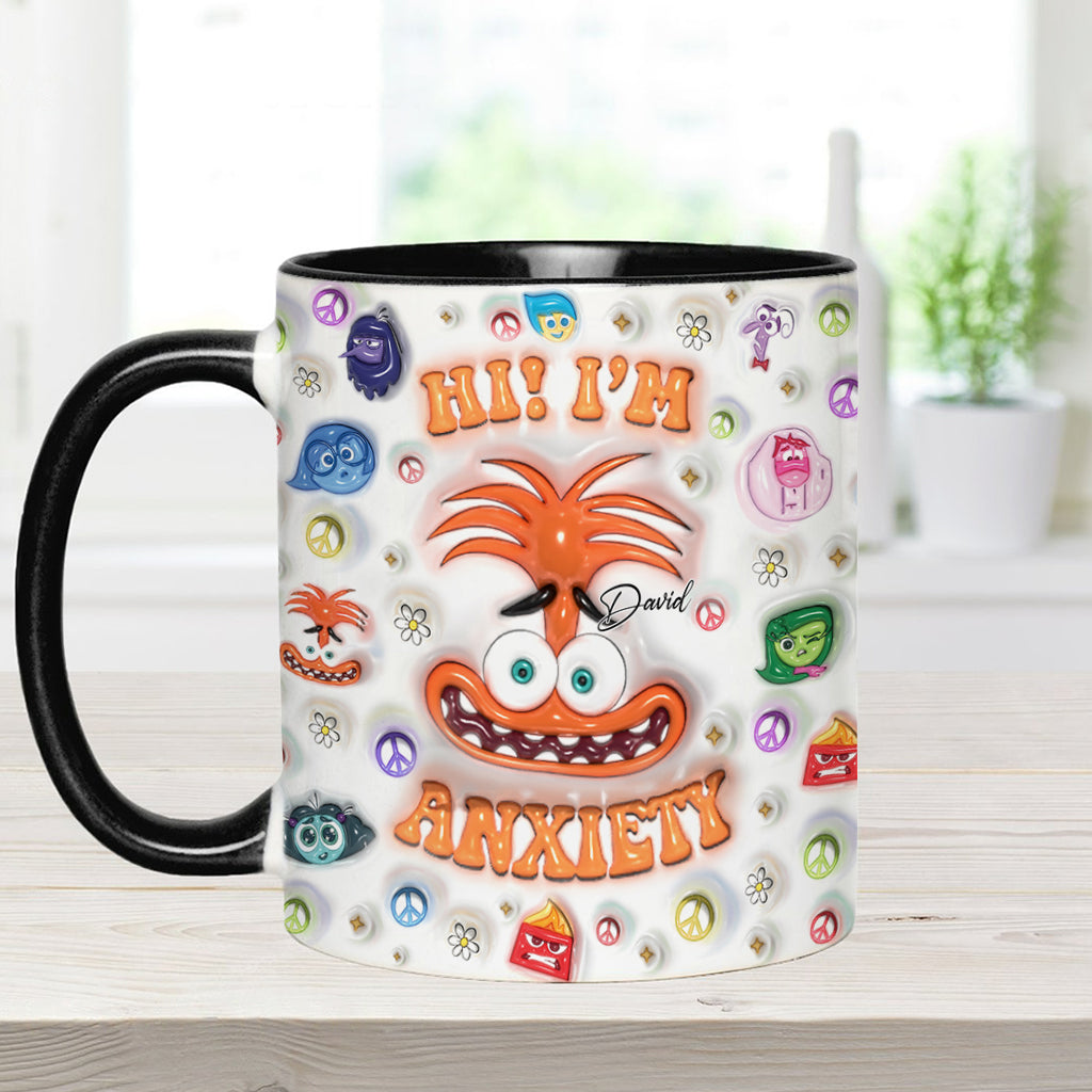 Hi! We Are Emotions - Personalized Accent Mug