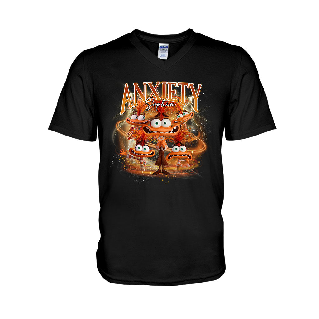 Vintage Bootleg Style Emotions - Personalized T-shirt And Hoodie