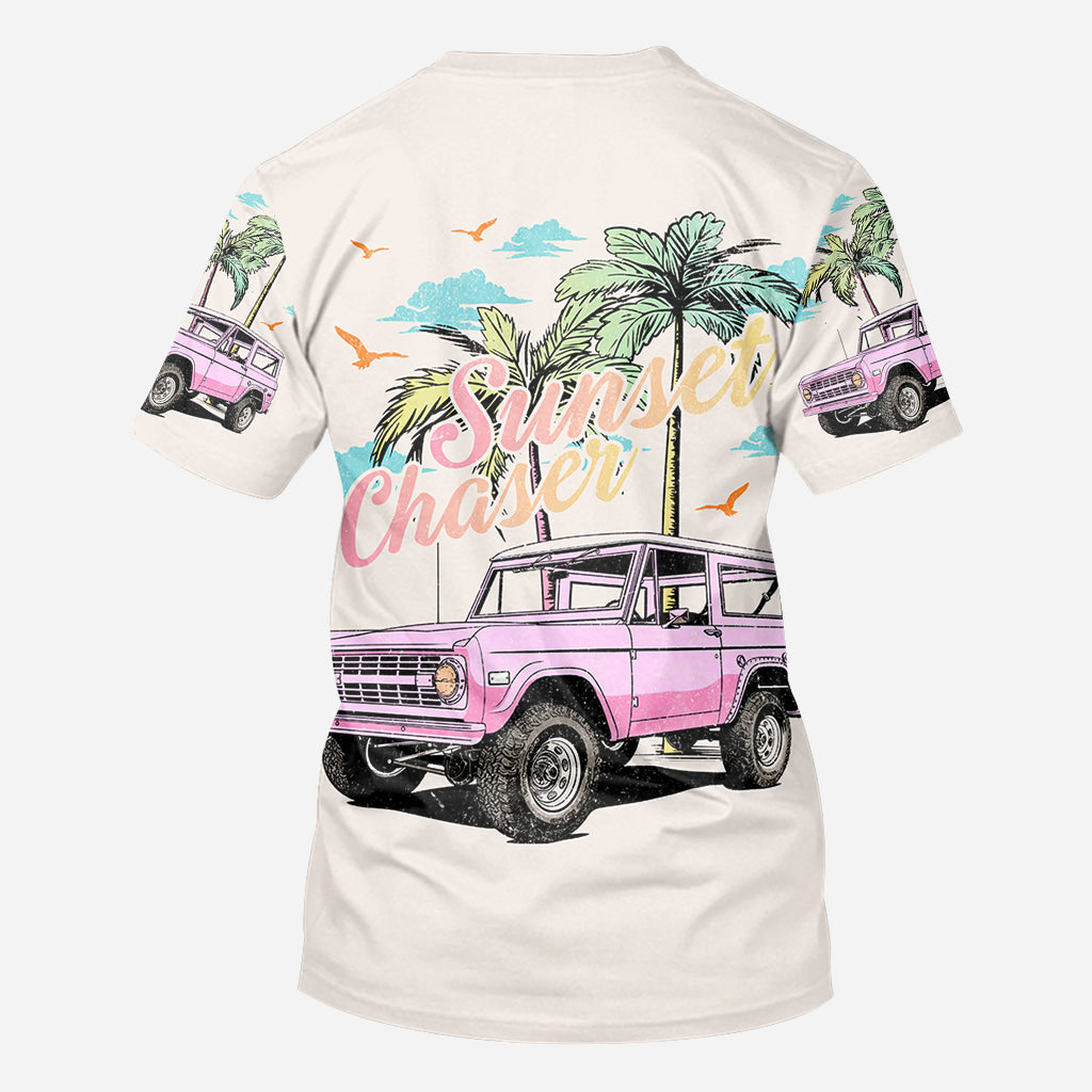 Sunset Chaser - Personalized Car All Over Shirt
