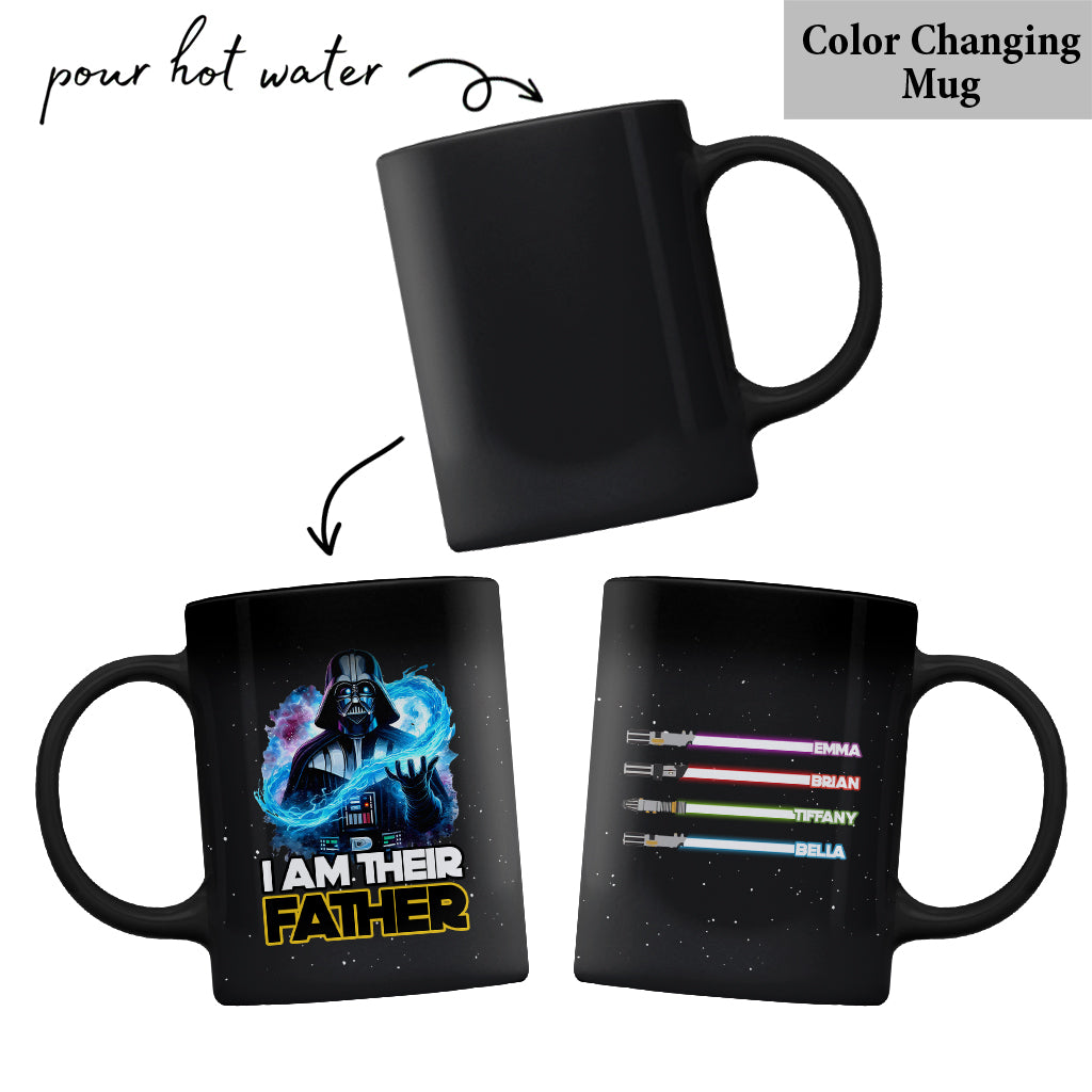 I Am Their Father - Personalized The Force Mug