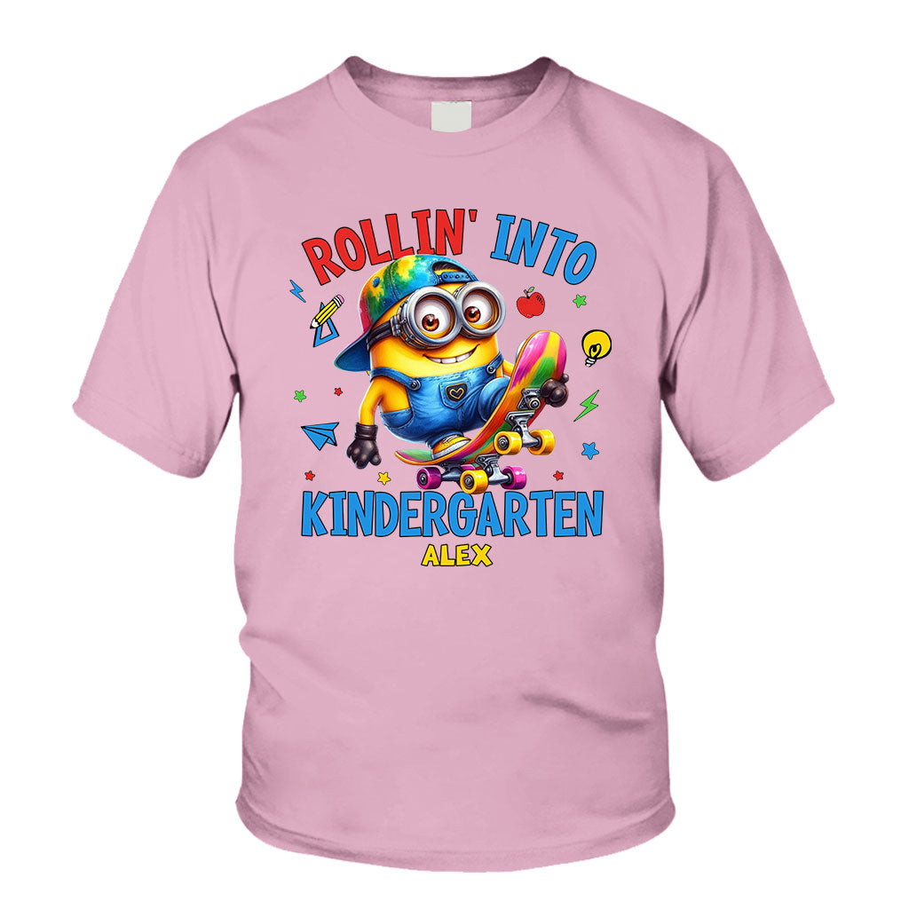 Rollin Into School - Personalized T-shirt And Hoodie