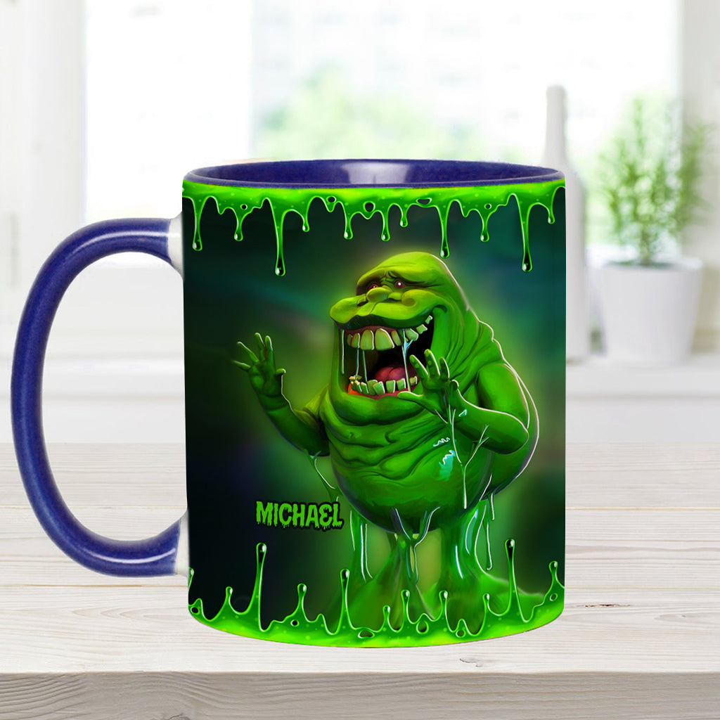 Green Ghost - Personalized Accent Mug