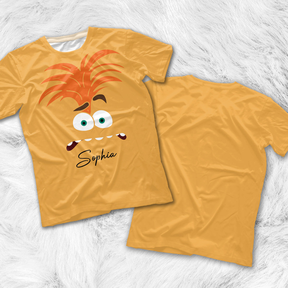Today I Feel - Personalized Inside Out All Over Shirt & Women Shorts