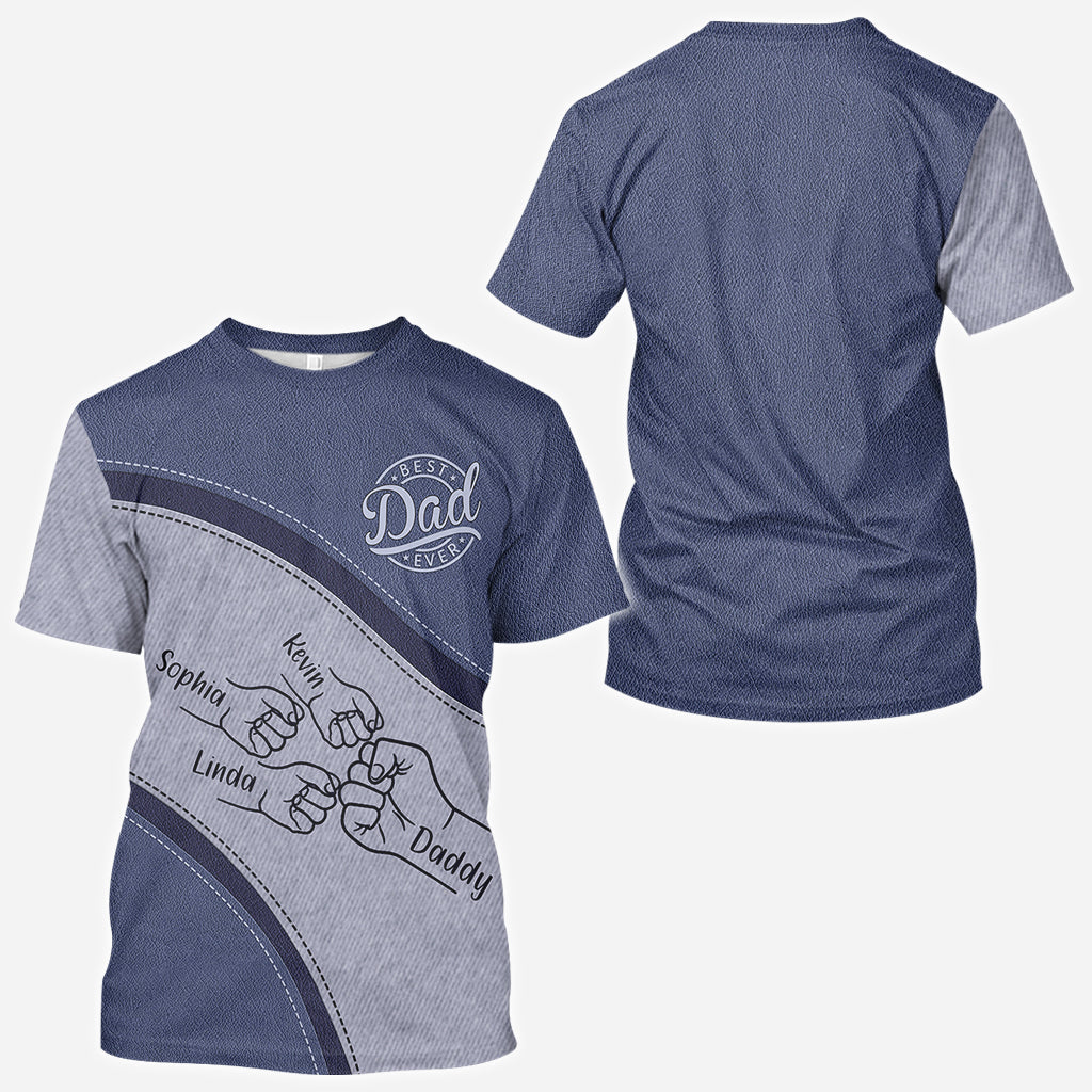 Best Dad Ever - Personalized Father All Over Shirt