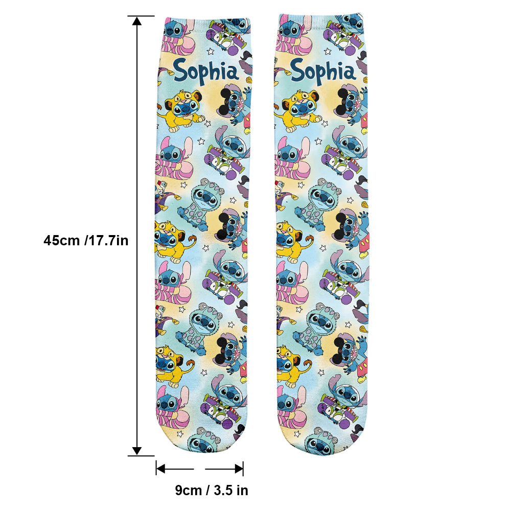 Cute Monsters - Personalized Ohana Socks