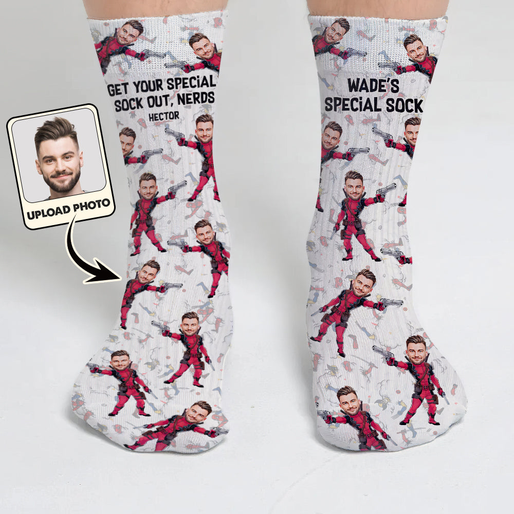 Get Your Special Sock Out, Nerds - Personalized The Psychopath Socks