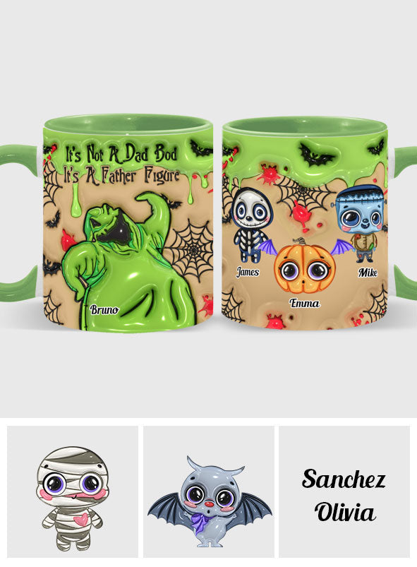 It's Not A Dad Bod It's A Father Figure - Personalized Nightmare Accent Mug