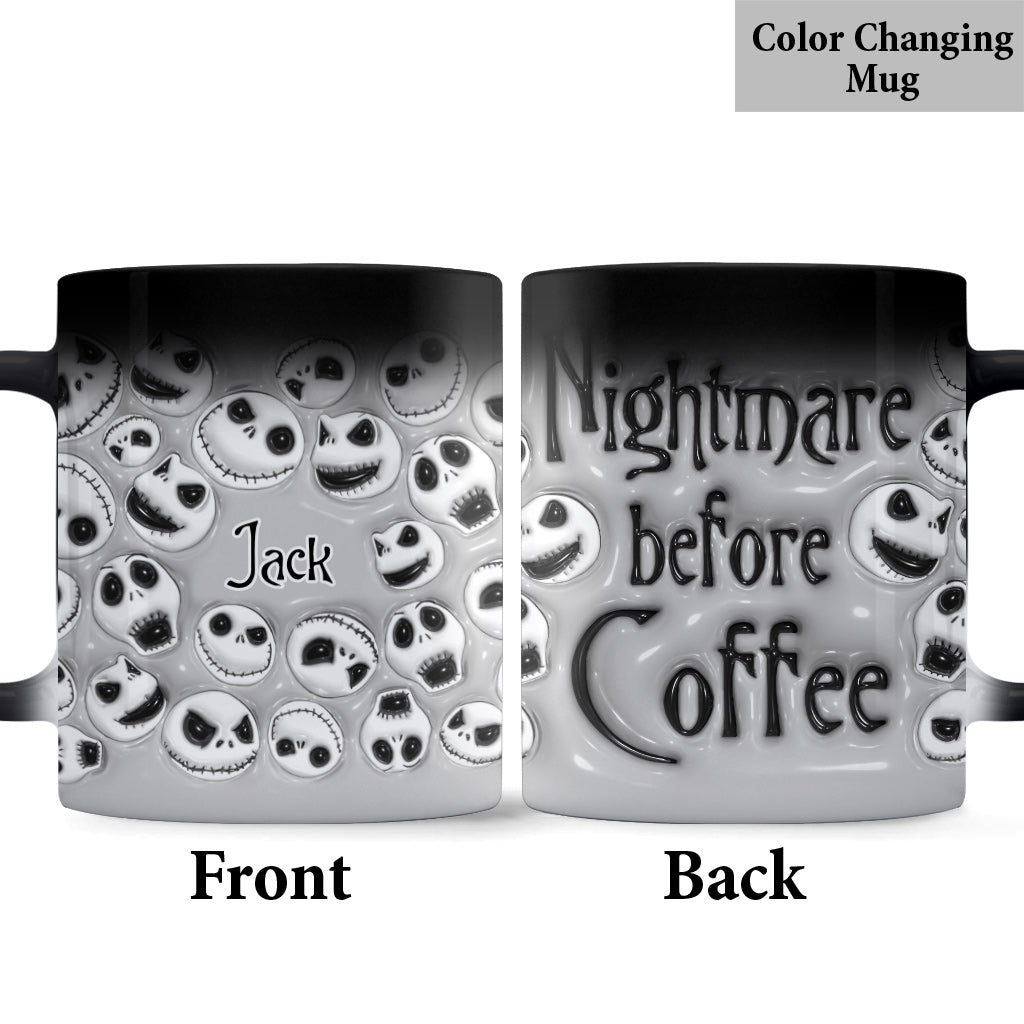 Jack Nightmare Before Coffee - Personalized Nightmare Mug