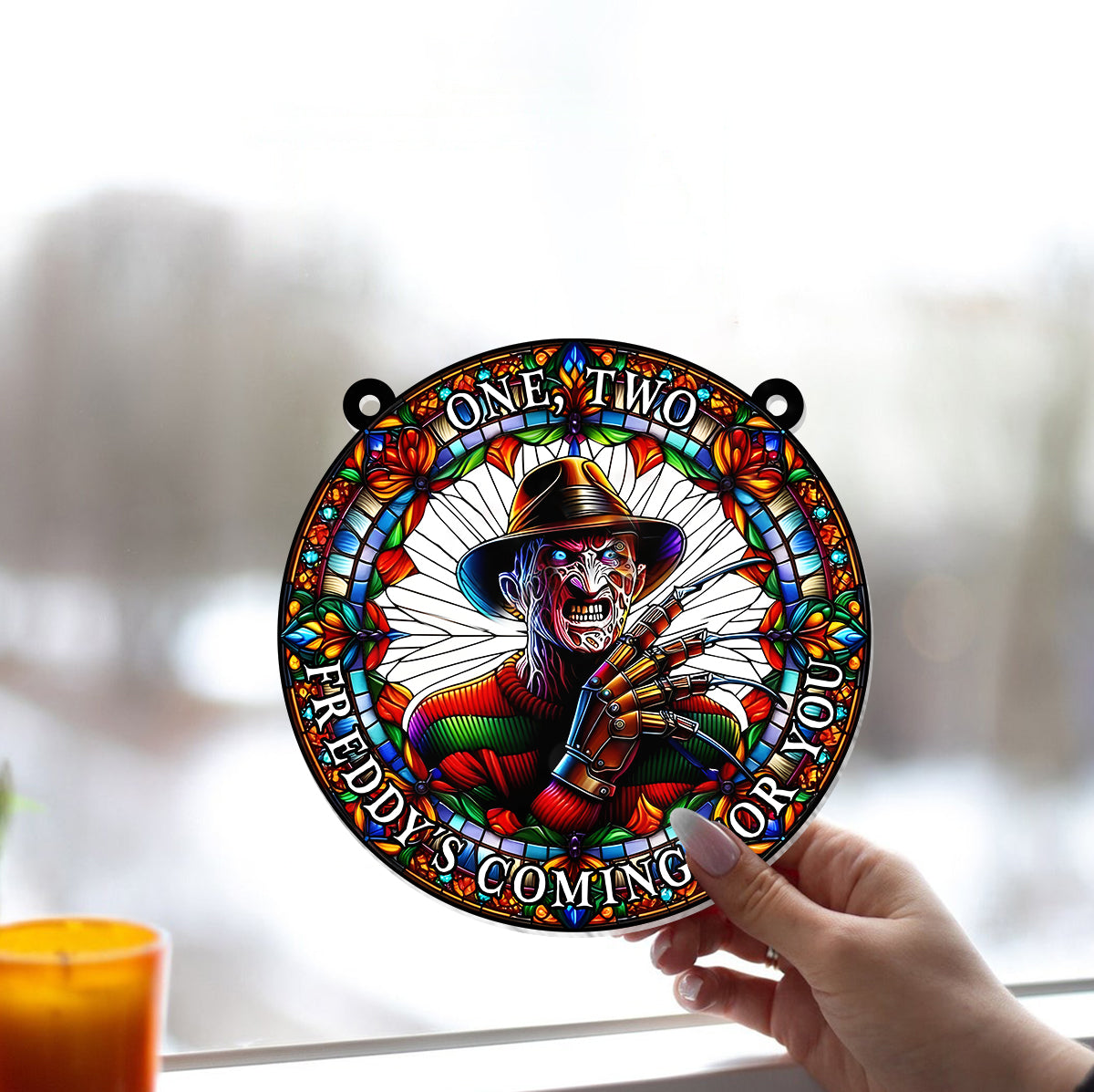 Coming For You - Window Hanging Suncatcher Ornament