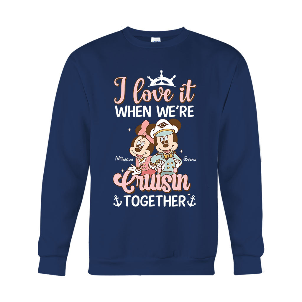 Love It When We're Cruisin Together - Personalized Cruising T-shirt And Hoodie