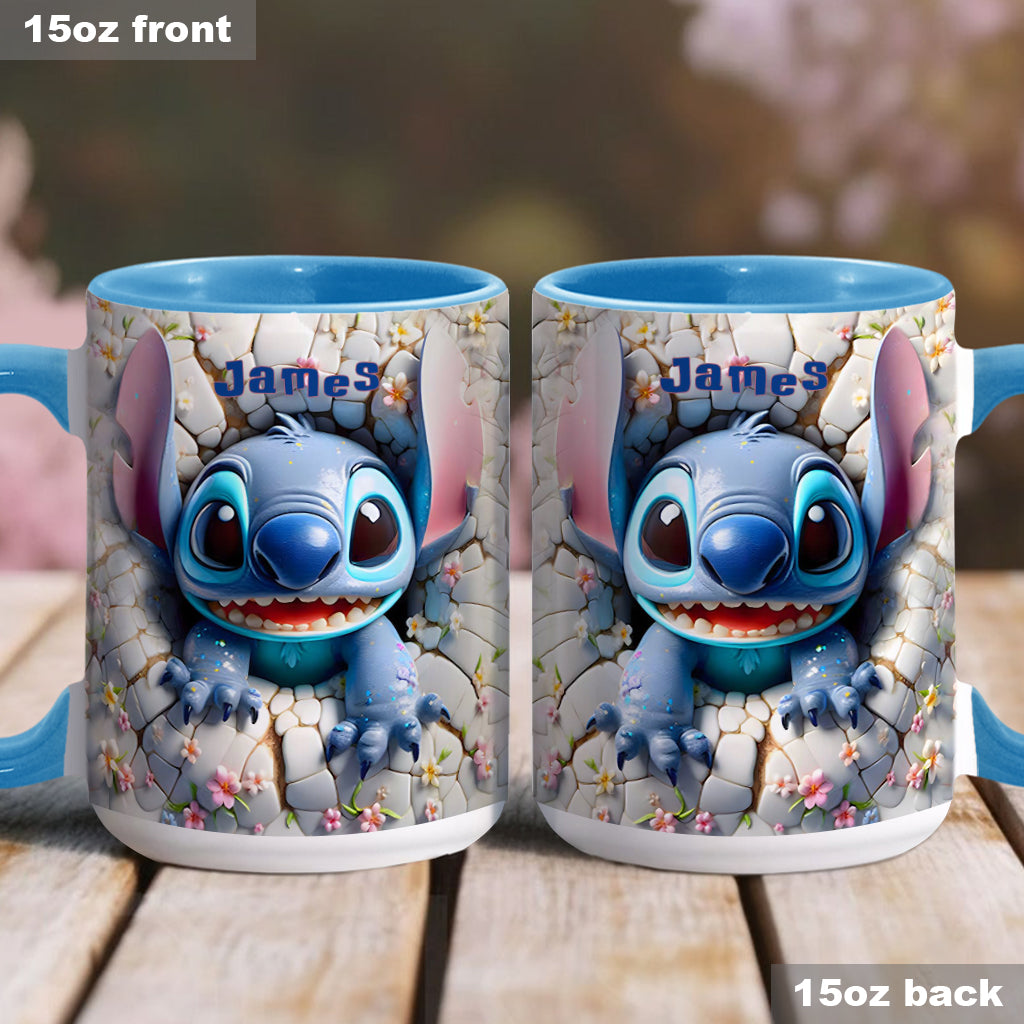 Merry Stitchmas - Personalized Ohana Accent Mug
