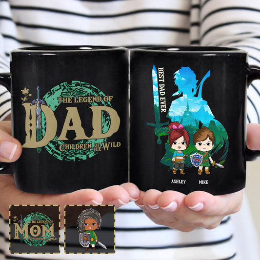 The Legend Of Dad/ Mom/ Nana... - Personalized The Hero's Legend Mug