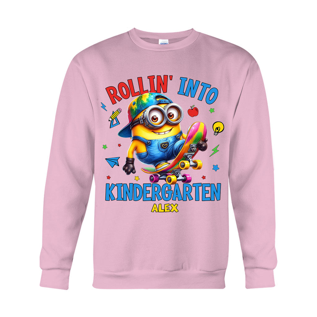 Rollin Into School - Personalized T-shirt And Hoodie
