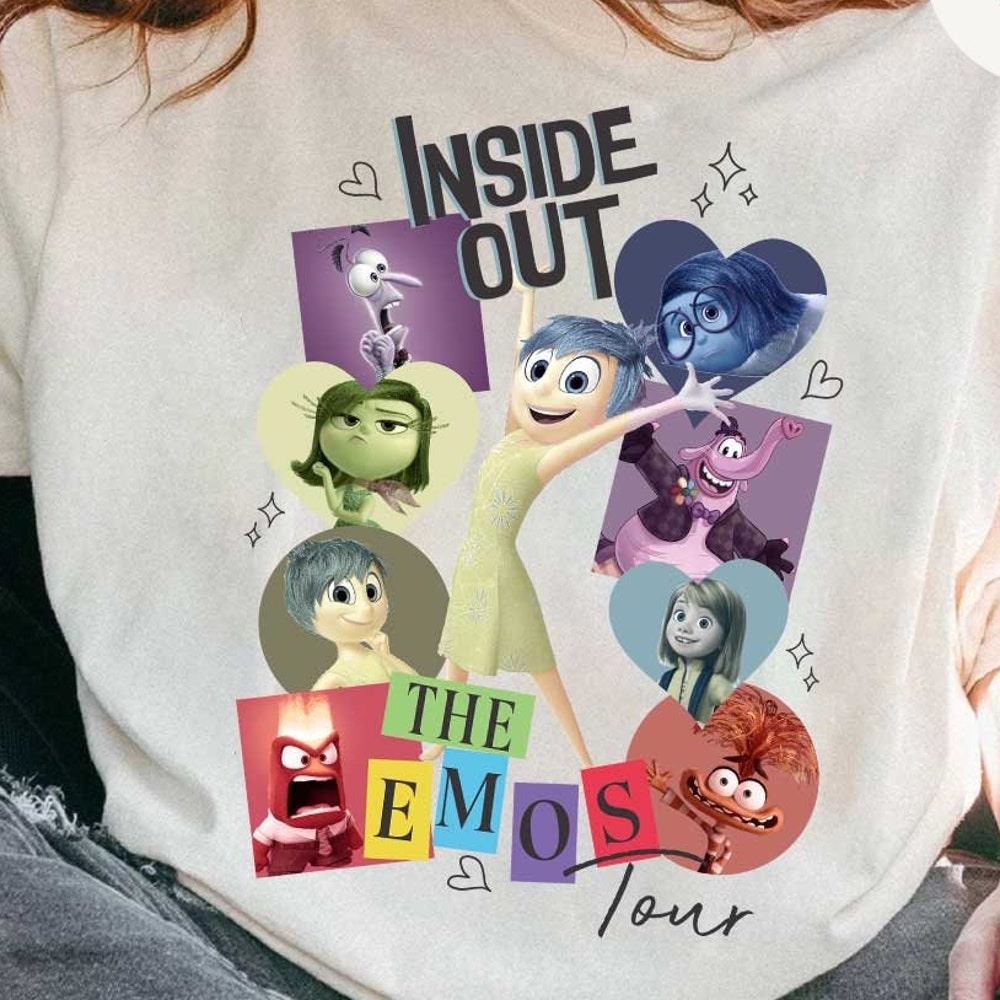 The Emotions Tour T-shirt, Characters Shirts, Friends Tee, Magical Vacation Tee, Inspired Trip Tee T-shirt & Hoodie