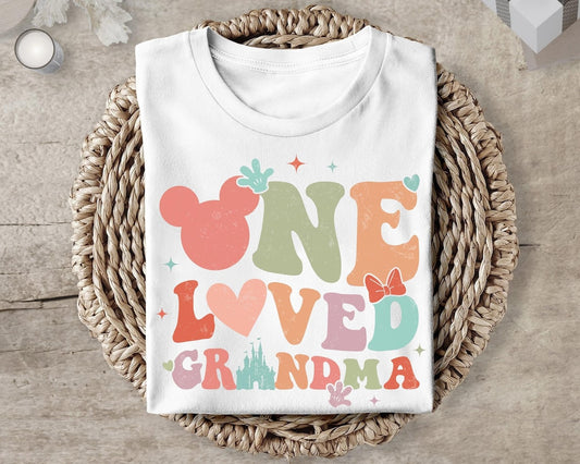 One Loved Grandma Mouse T-shirt & Hoodie 0424