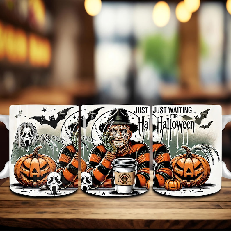 Just Waiting For Halloween - Halloween Mug 0924