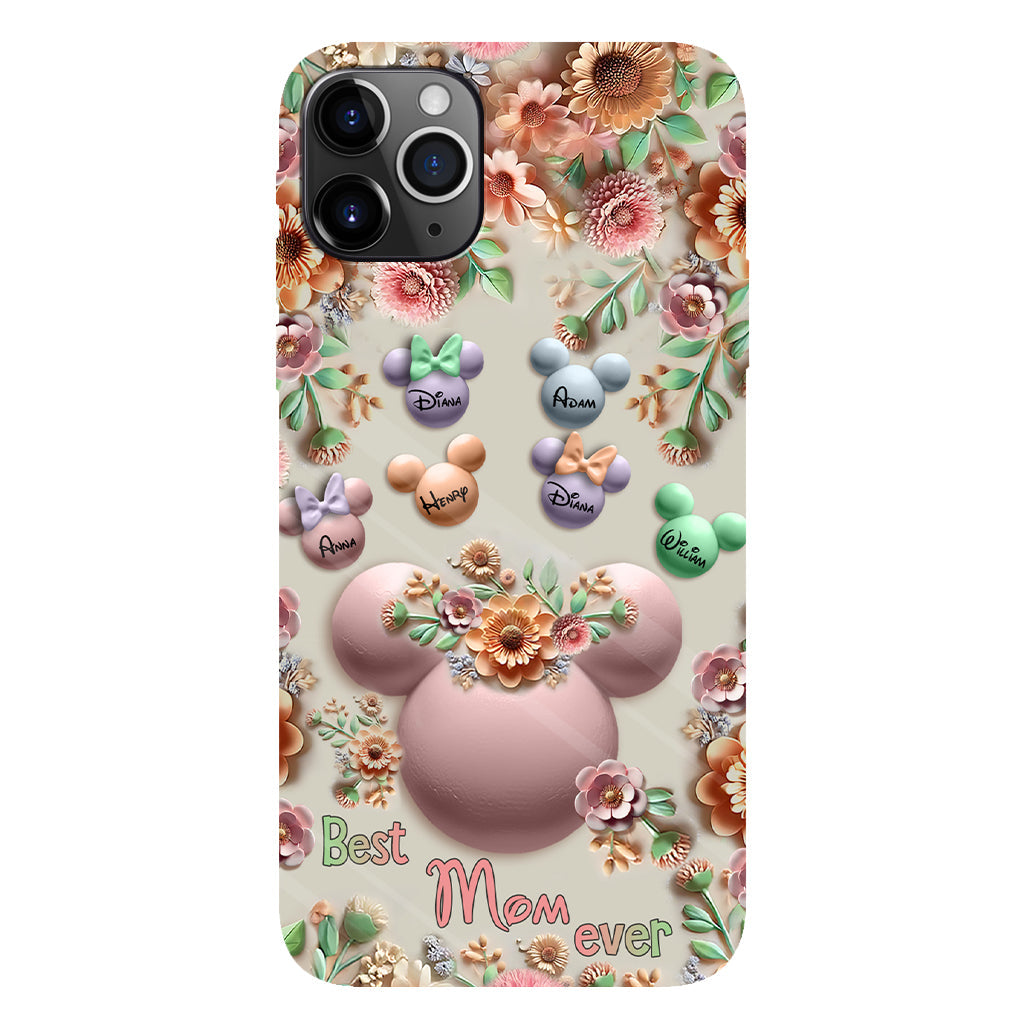 Best Mom / Grandma Ever - Personalized Mouse Full Print Phone Case