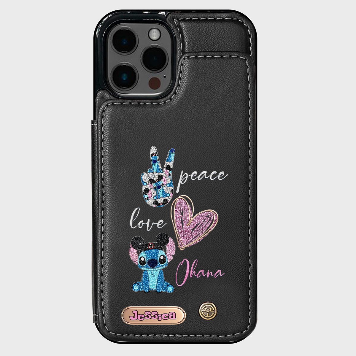 Ohana Means Family - Personalized Ohana Wallet Phone Case