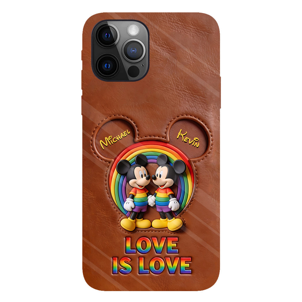 Love Is Love - Personalized Mouse Full Print Phone Case