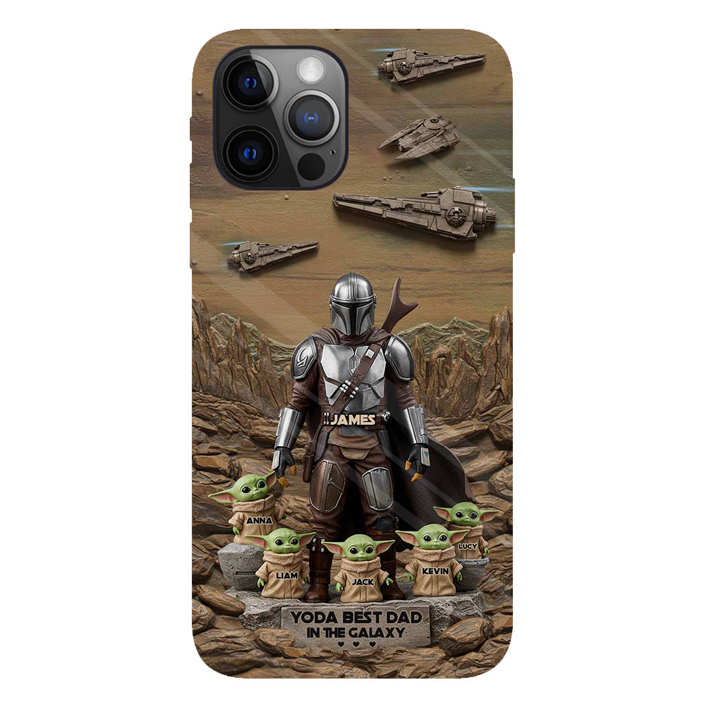 The Best Dad, Grandpa, Uncle,.. - Personalized The Force Full Print Phone Case