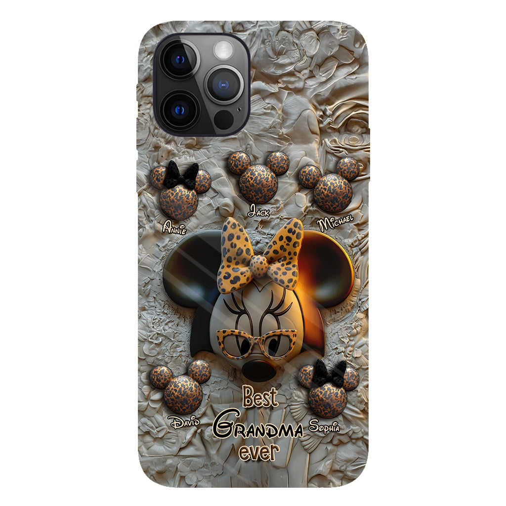 Best Grandma / Mom Ever - Personalized Mouse Full Print Phone Case