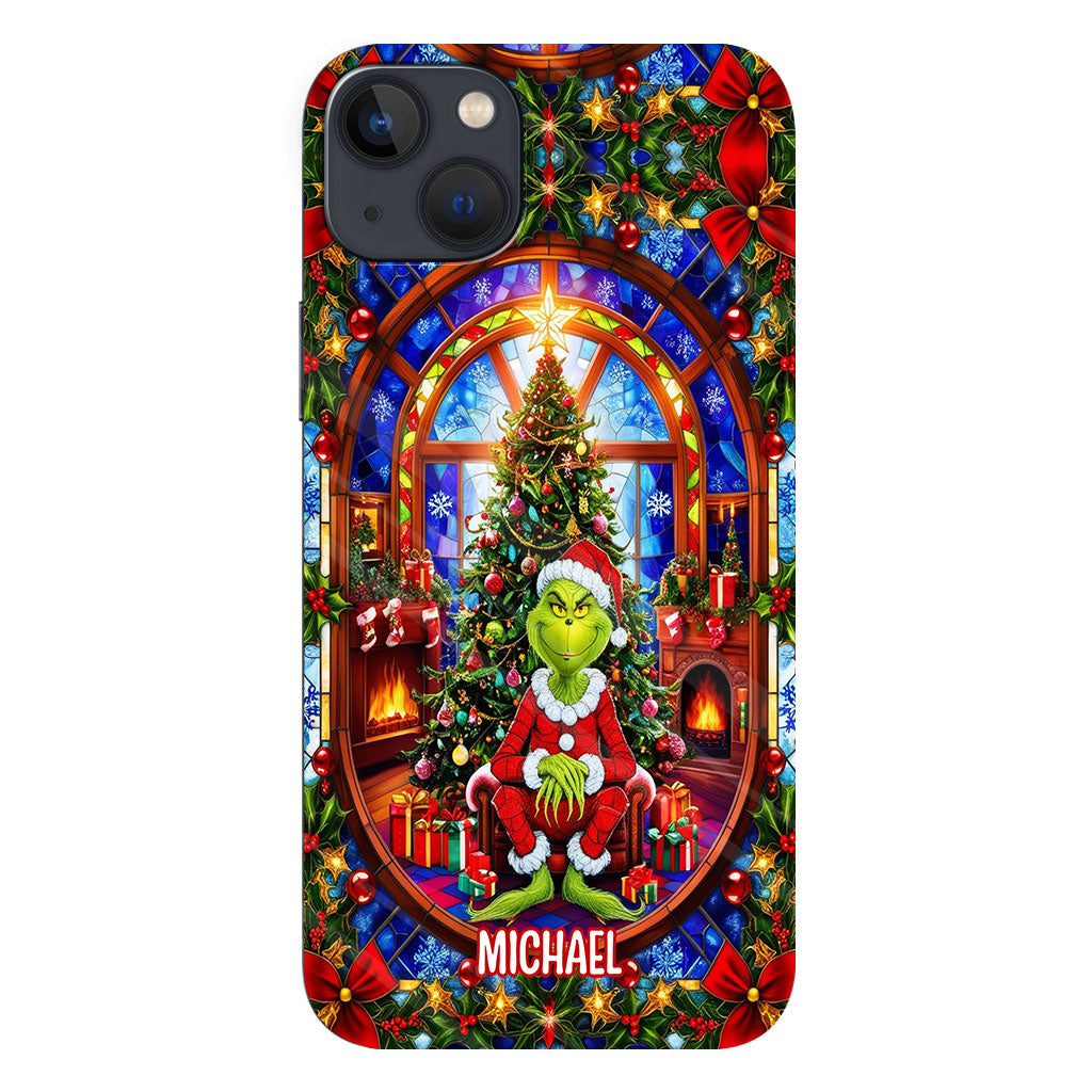 Green Christmas - Personalized Stole Christmas Full Print Phone Case