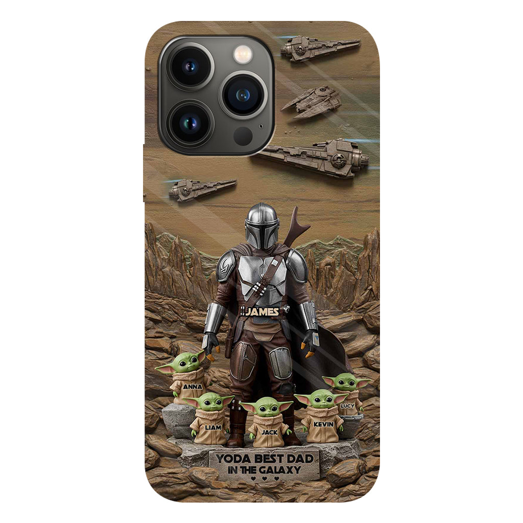 The Best Dad, Grandpa, Uncle,.. - Personalized The Force Full Print Phone Case