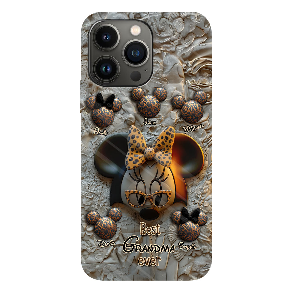 Best Grandma / Mom Ever - Personalized Mouse Full Print Phone Case
