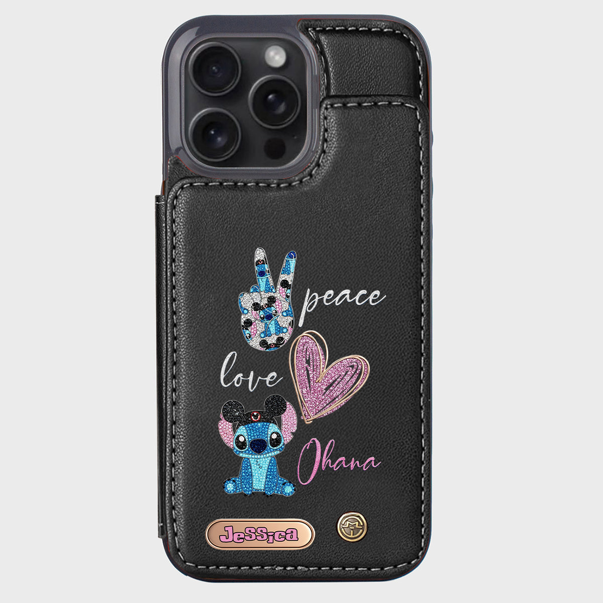 Ohana Means Family - Personalized Ohana Wallet Phone Case