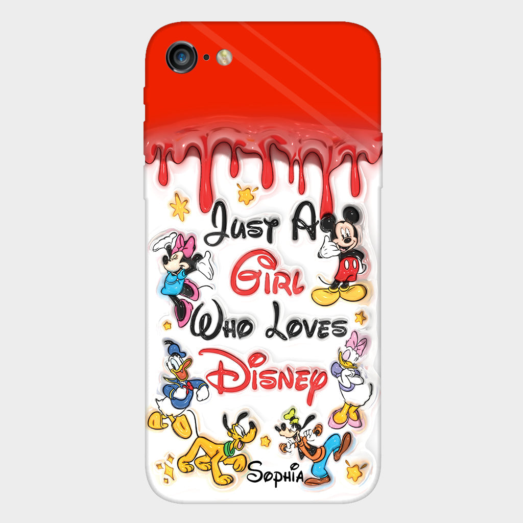 Just A Girl Who Loves Disney - Personalized Mouse Full Print Phone Case