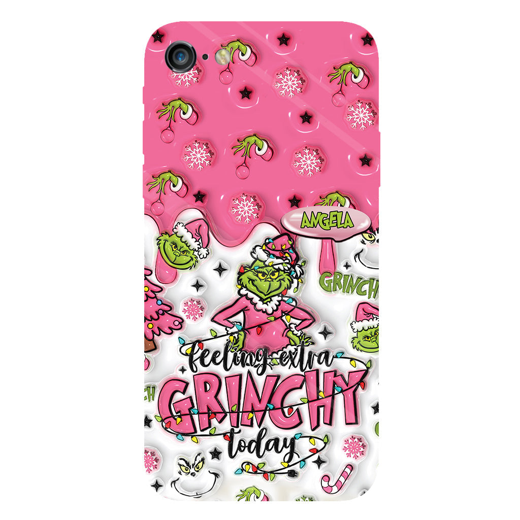 Extra Grinchy Today - Personalized Stole Christmas Full Print Phone Case