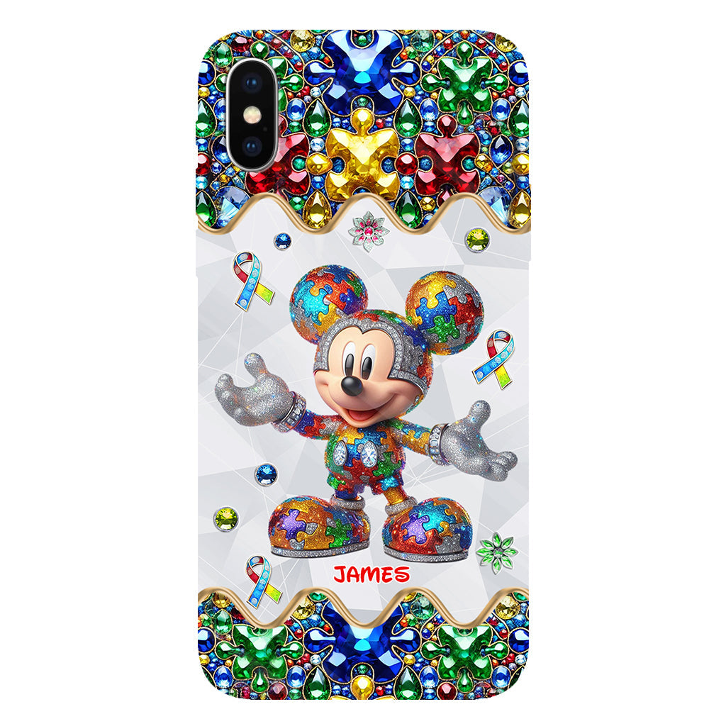 It's Okay To Be Different - Personalized Autism Awareness Full Print Phone Case