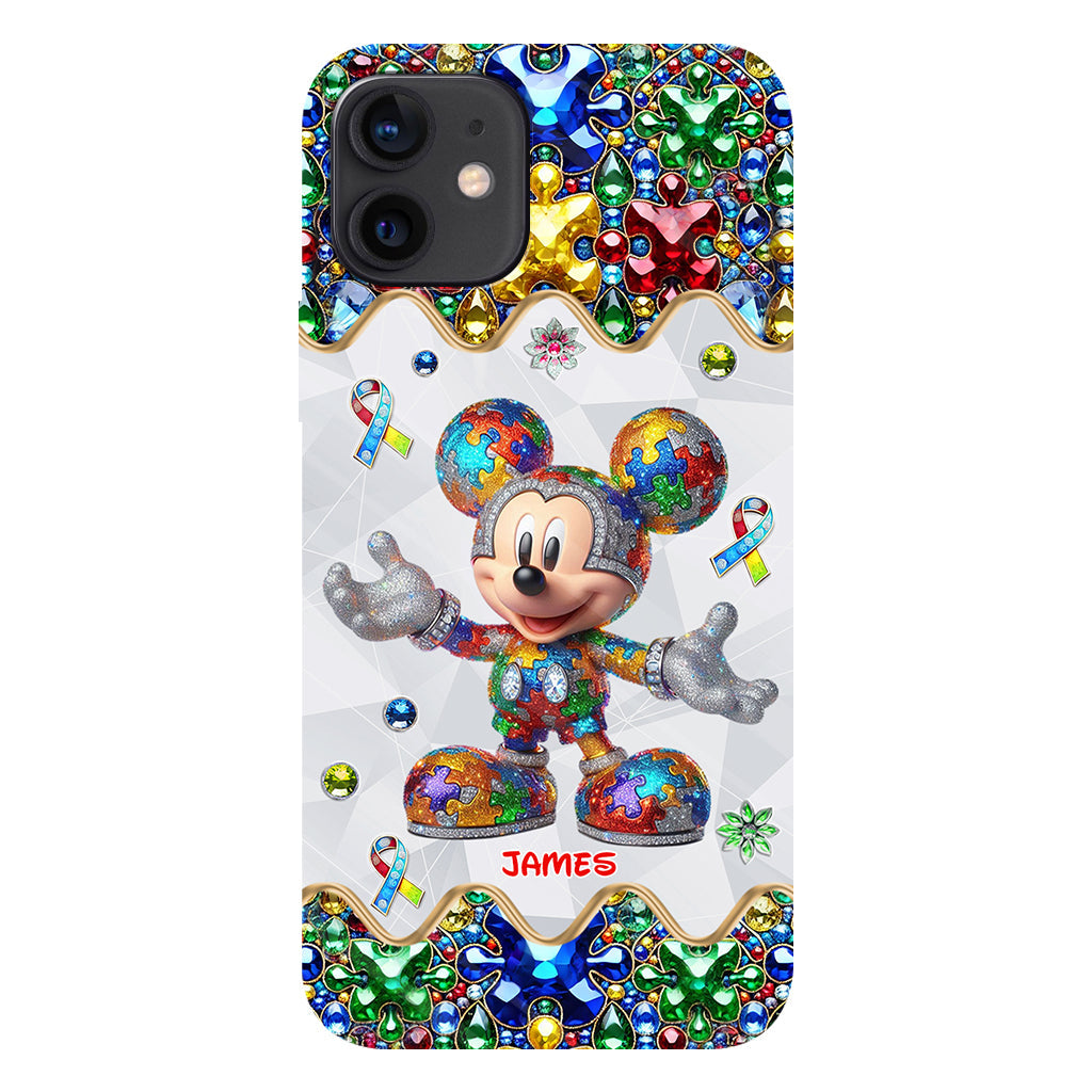 It's Okay To Be Different - Personalized Autism Awareness Full Print Phone Case