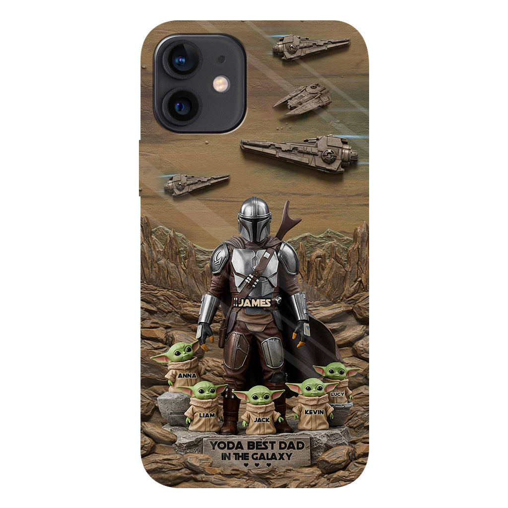The Best Dad, Grandpa, Uncle,.. - Personalized The Force Full Print Phone Case