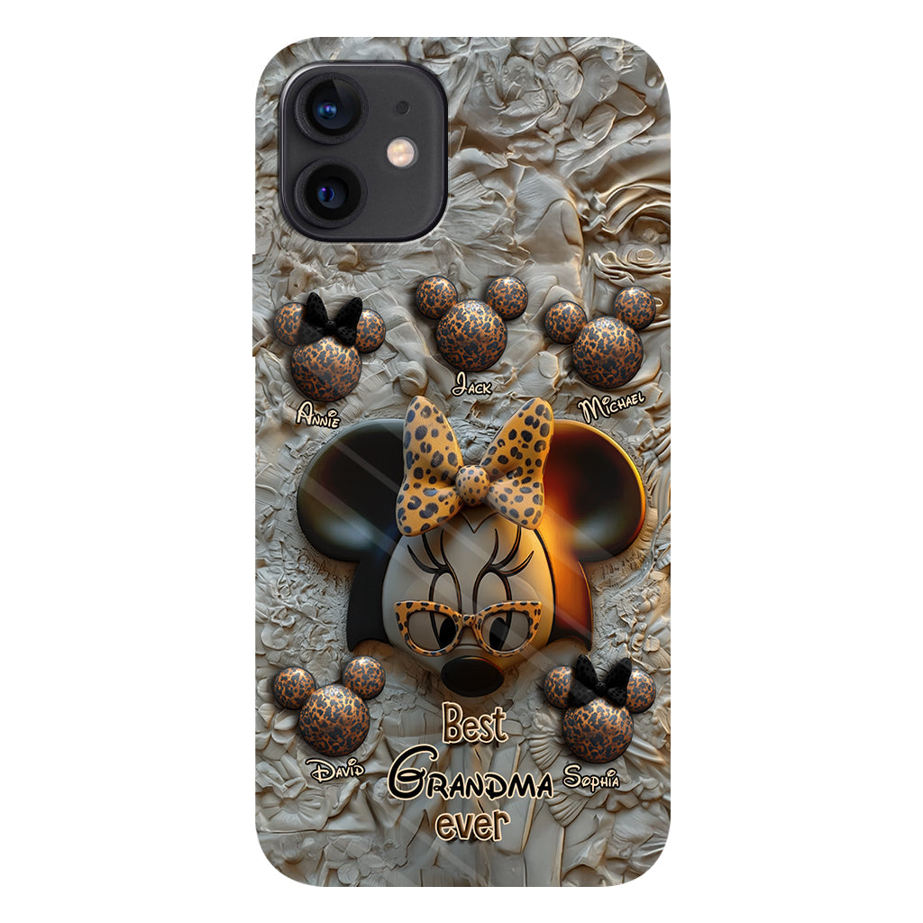 Best Grandma / Mom Ever - Personalized Mouse Full Print Phone Case
