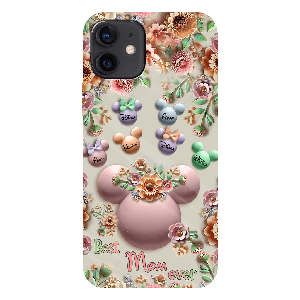 Best Mom / Grandma Ever - Personalized Mouse Full Print Phone Case