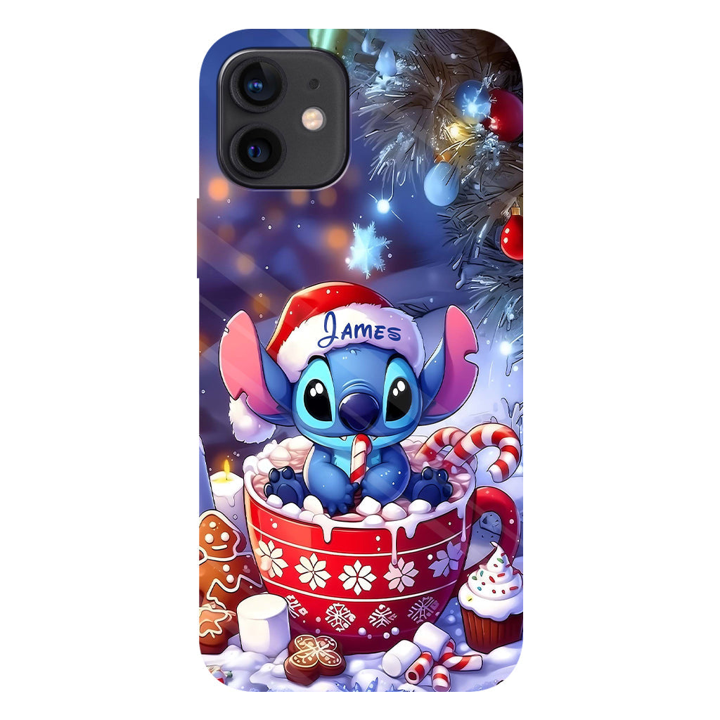Blue Christmas - Personalized Ohana Full Print Phone Case