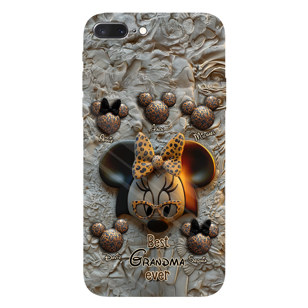 Best Grandma / Mom Ever - Personalized Mouse Full Print Phone Case