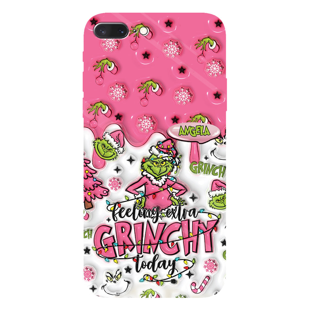 Extra Grinchy Today - Personalized Stole Christmas Full Print Phone Case